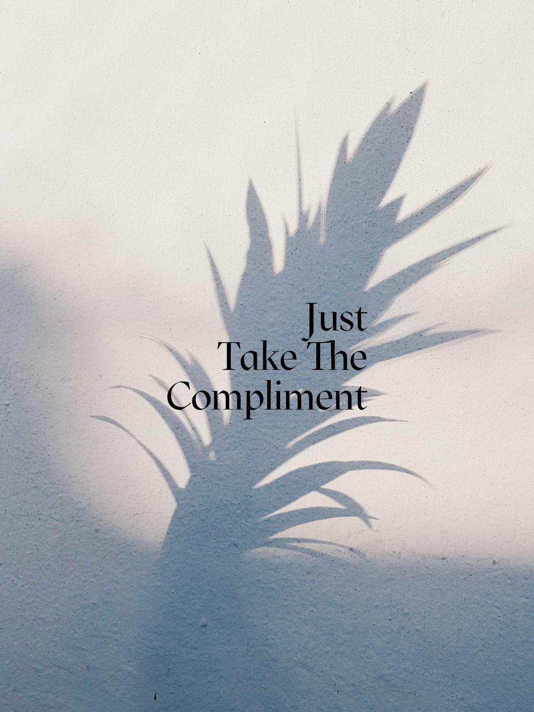 Just Take The Compliment...