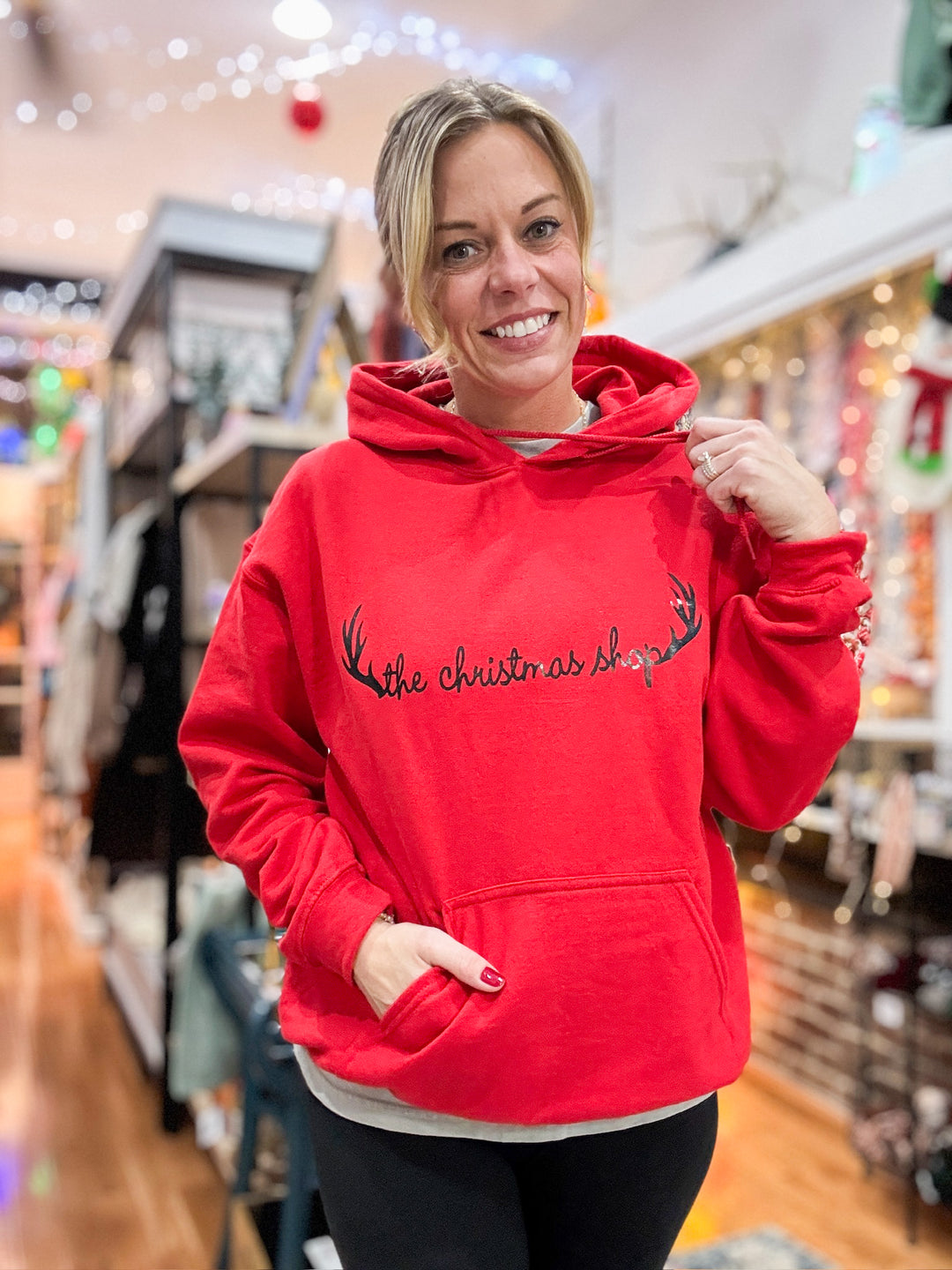 The Christmas Shop Logo Hoodie