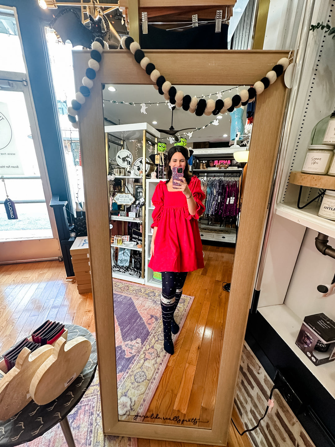 The Red Dress In The Window