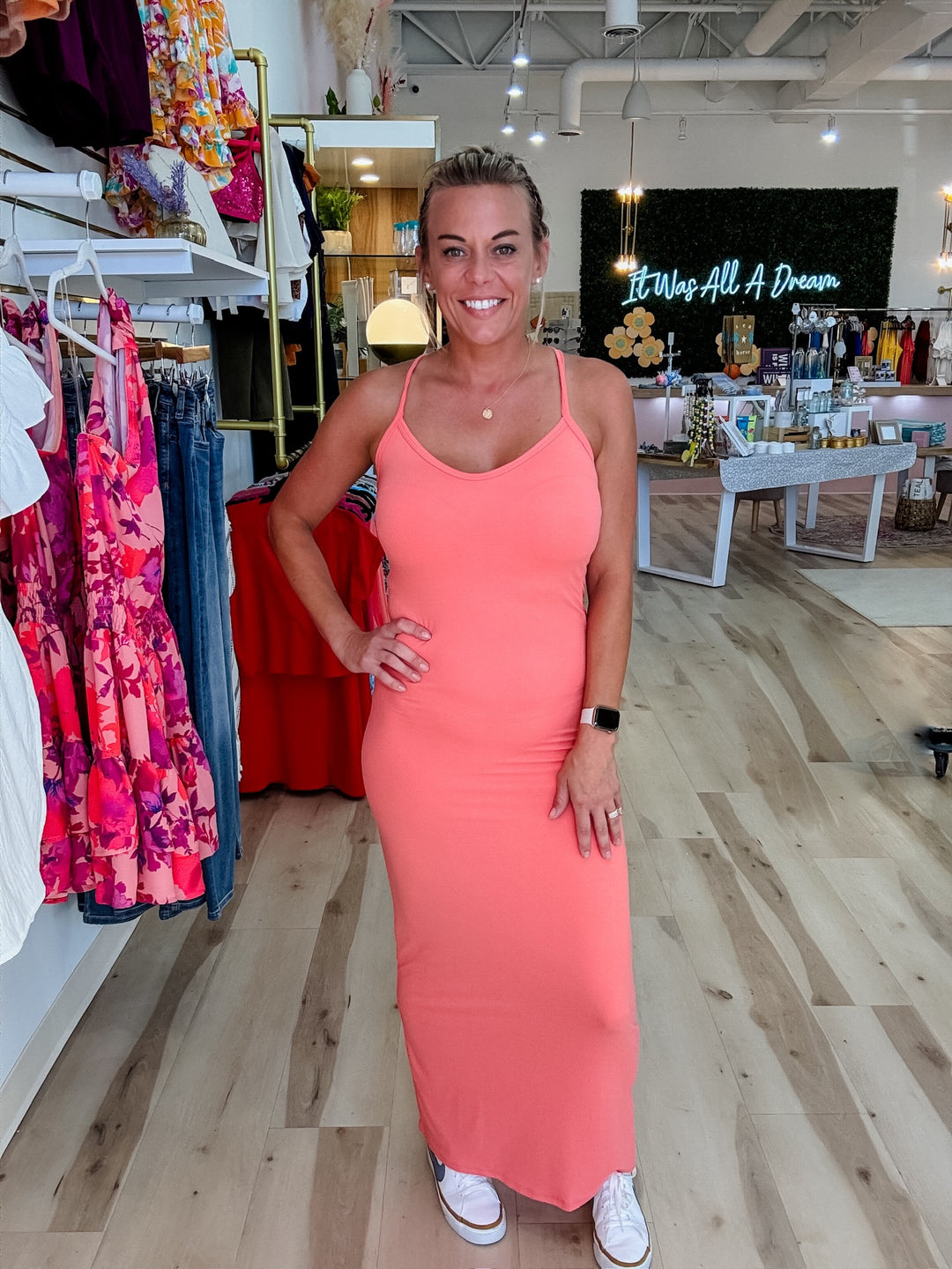 Coral Maxi - The Teal Antler Boutique