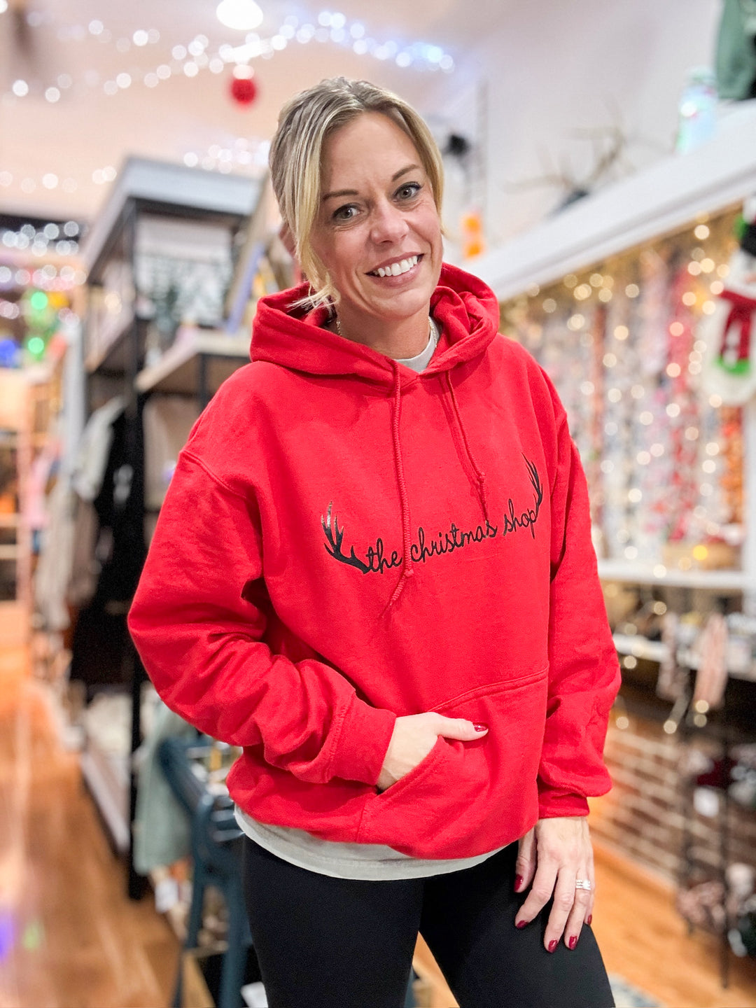 The Christmas Shop Logo Hoodie