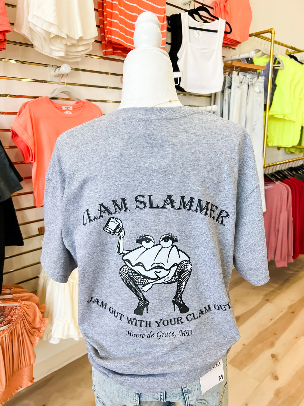 Clam Slammer T-Shirt - The Teal Antler Boutique