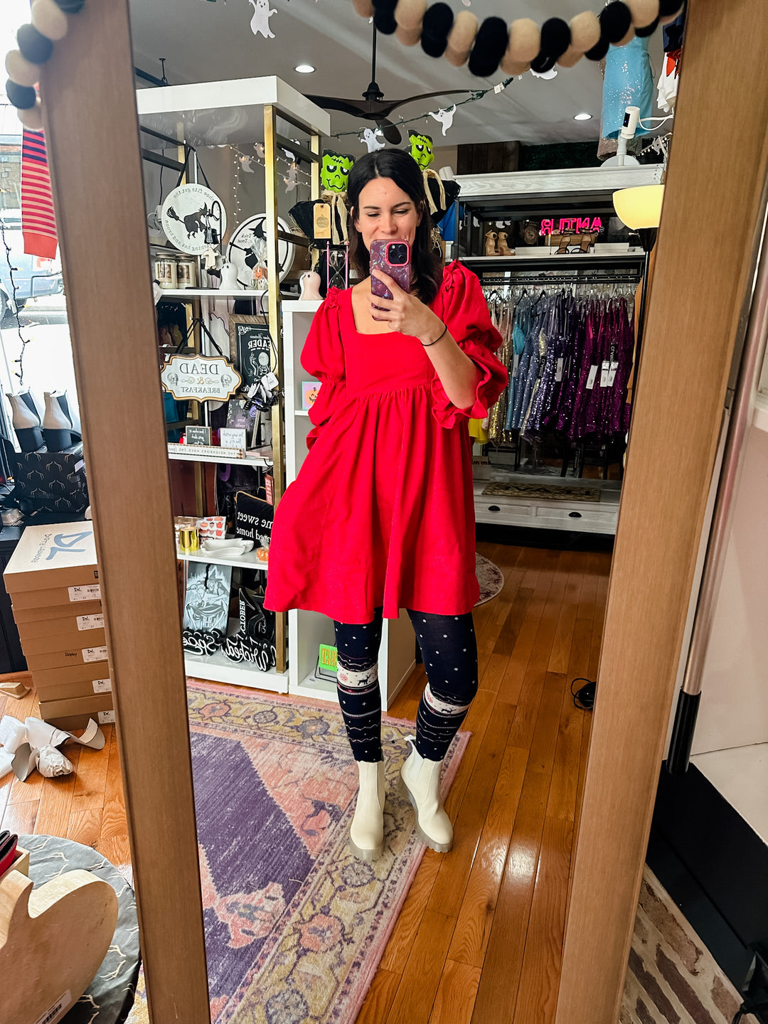 The Red Dress In The Window