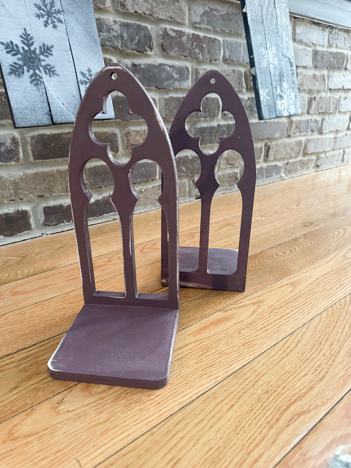 Church Window Wooden Shelf