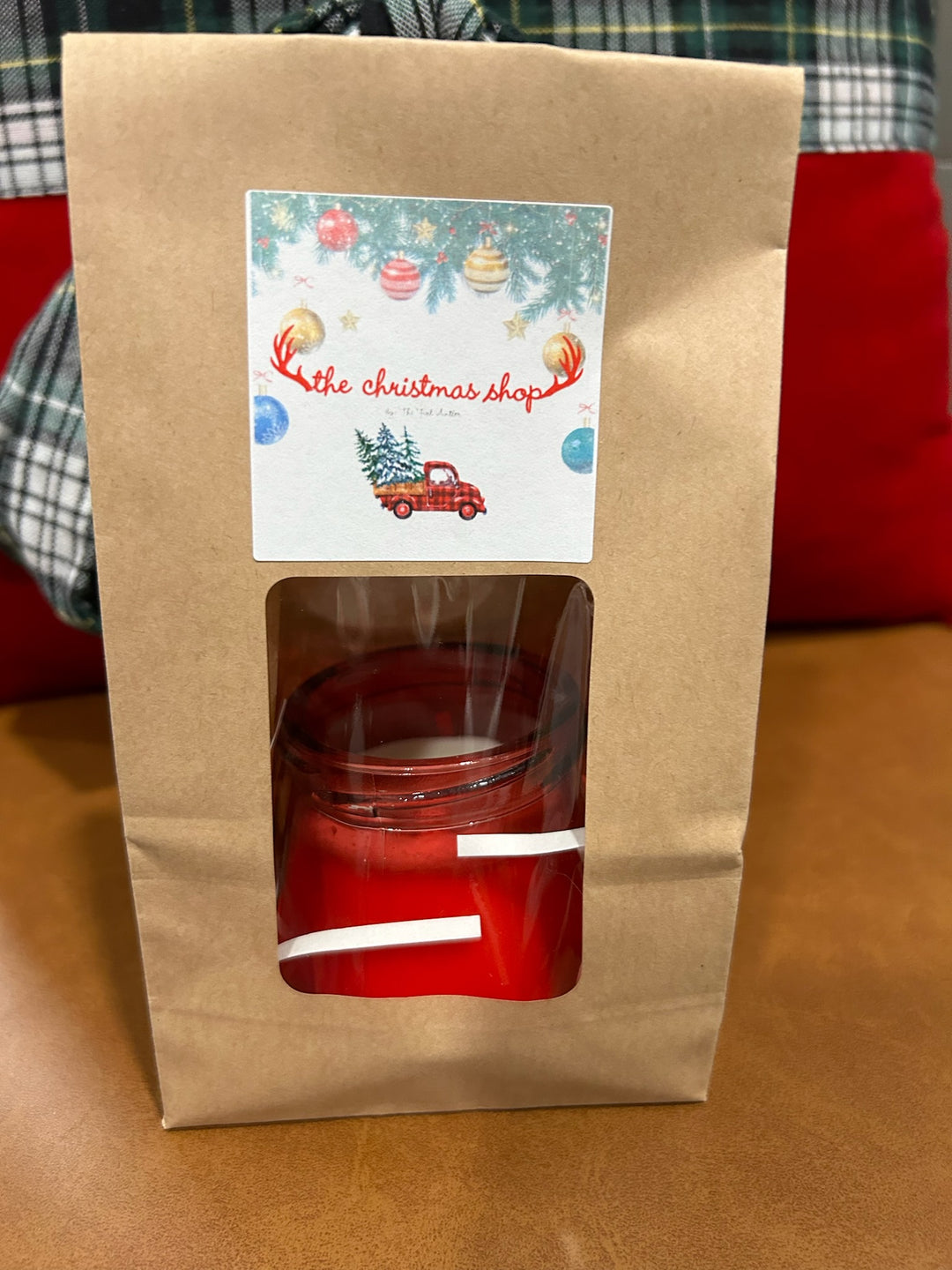 The Christmas Shop- Candle Gift Bag