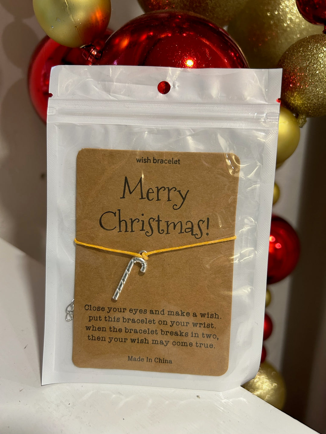 Merry Christmas Wish Bracelet