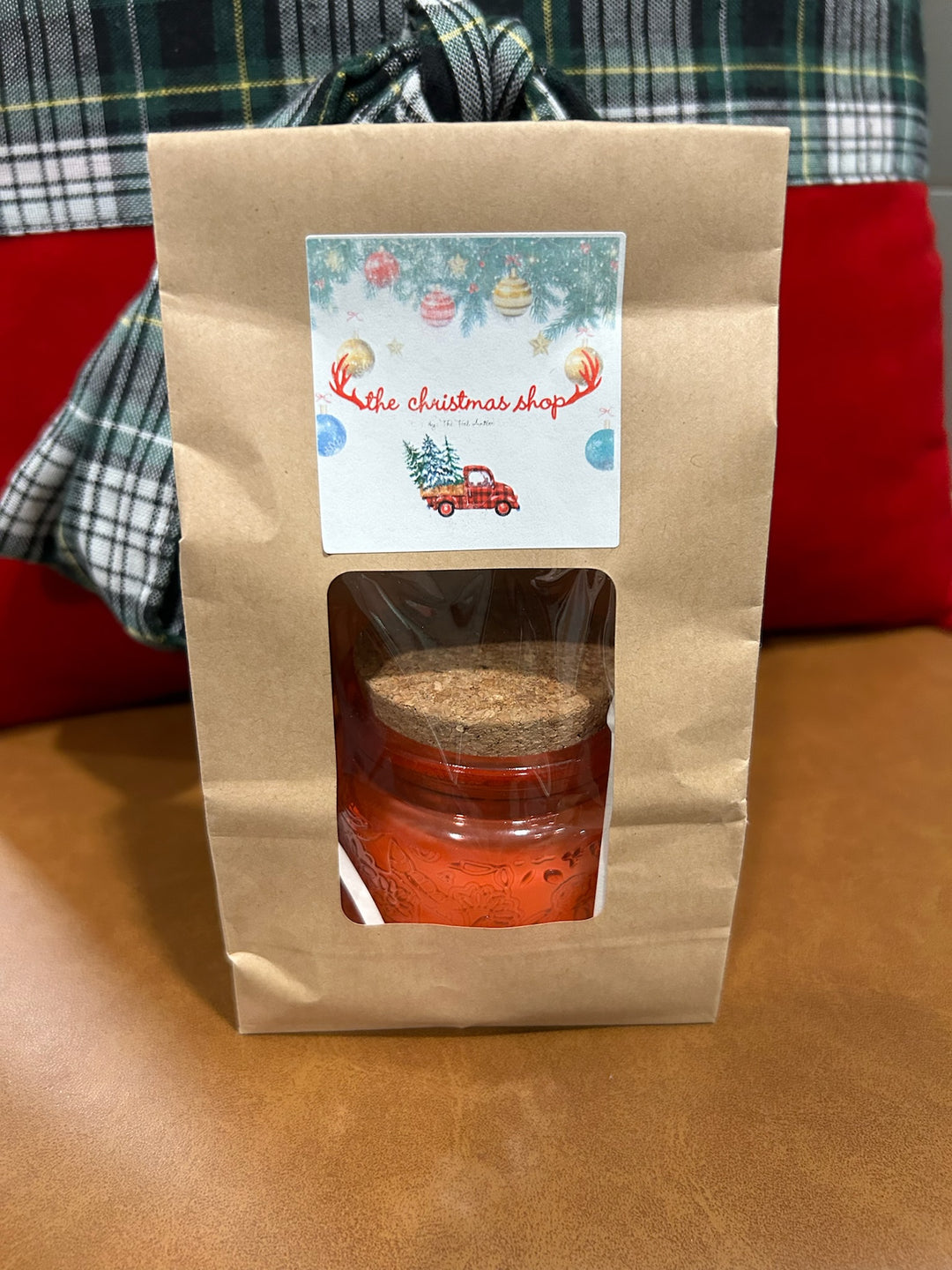 The Christmas Shop- Candle Gift Bag