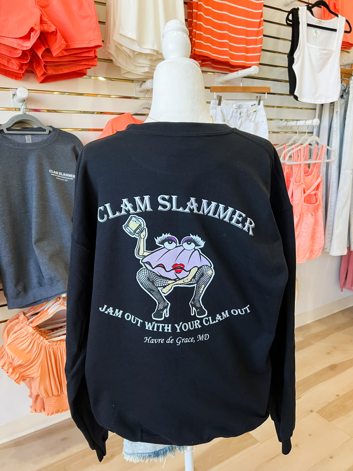 Clam Slammer Sweat Shirt - The Teal Antler Boutique