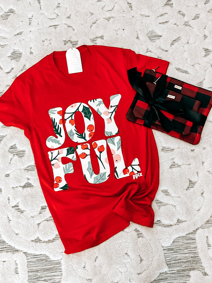 Joyful Graphic Tee - The Teal Antler Boutique