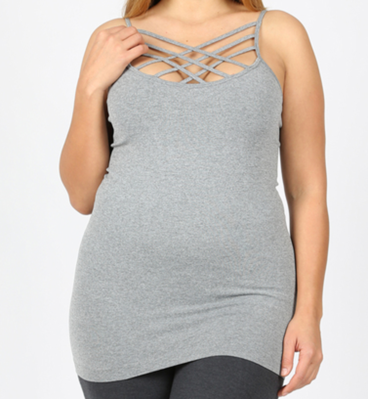 Crisscross Plus Tank - The Teal Antler™