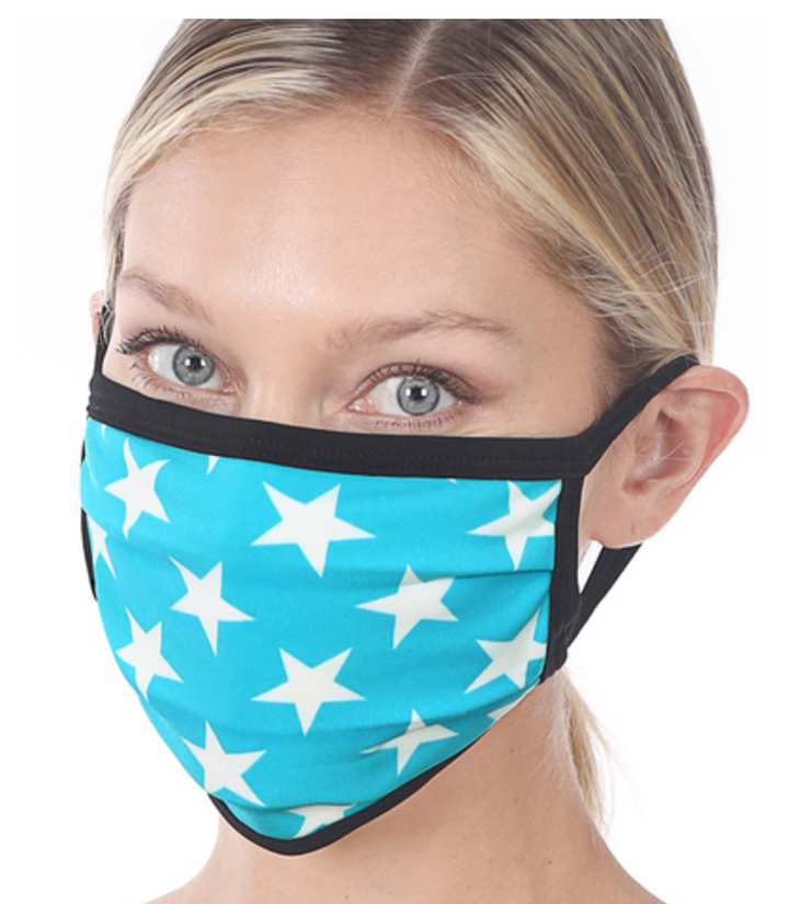 Star Face Mask - The Teal Antler™