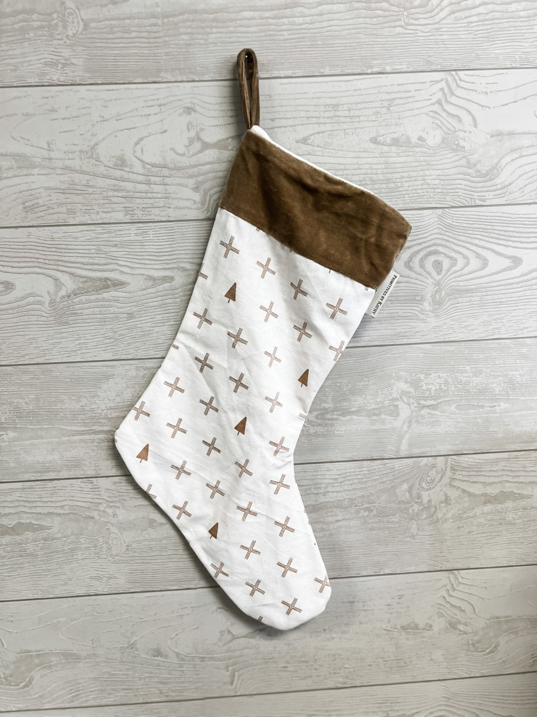 Neutral Christmas Stocking - The Teal Antler Boutique